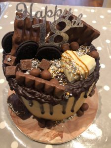 18th birthday chocolate drip cake review